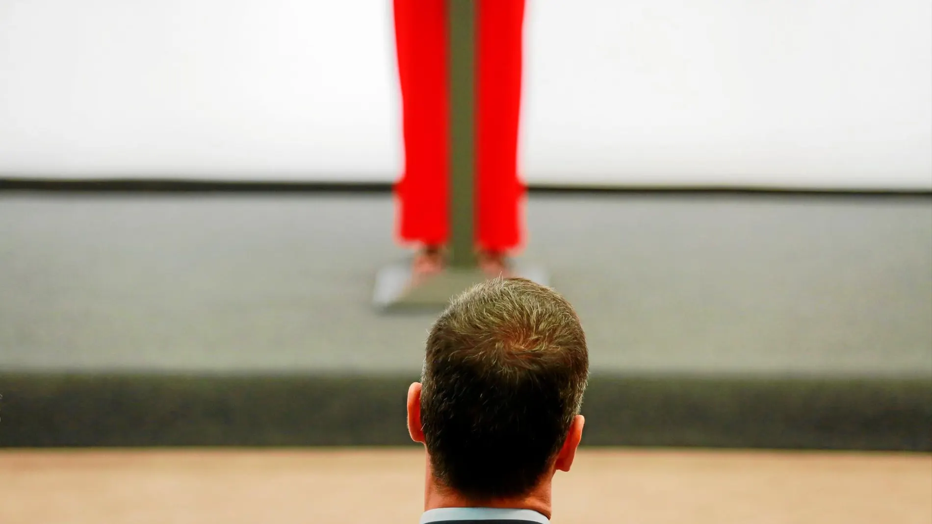 Pedro Sánchez en el Palacio de La Moncloa durante un encuentro cultural el pasado mes de febrero / Foto: Cipriano Pastrano