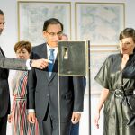 Los Reyes inauguraron ayer ARCO y se detuvieron de manera especial en los pabellones dedicados al arte de Perú