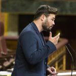 Gabriel Rufián, en una intervención en el Congreso