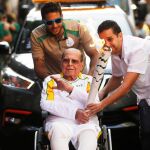 Ivo Pitanguy portando la antorcha olímpica el pasado 5 de agosto