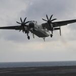 Imagen de archivo de un avión militar C-2 como el accidentado