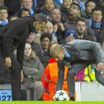 Luis Enrique y Guardiola, ex compañeros, amigos y ayer rivales