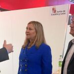 La consejera de Economía y Hacienda, Pilar del Olmo, visita el Salón Internacional de la Alimentación en París para promocionar la Región
