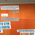 Anuncio del gimnasio