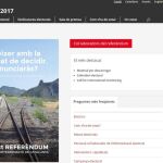 Así es la nueva web lanzada hoy para informar de dónde pueden votar los catalanes