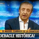 Josep Pedrerol, durante la emisión del martes de «El chiringuito de jugones»