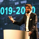 Piqué, cuando presentó en Madrid la nueva Davis