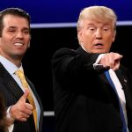 Donald Trump y su hijo mayor Donald Trump Jr