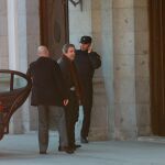 El fiscal Zaragoza a su llegada al Supremo