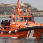 Una embarcación de Salvamento Marítimo durante un rescate esta semana