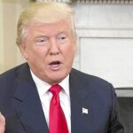 El presidente electo, Donald Trump