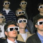 Una demostración de visión en 3D, en una imagen de archivo