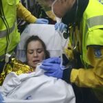 Imagen de la madre con el bebé en brazos