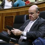 El ministro de Economía, Industria y Competitividad, Luis de Guindos
