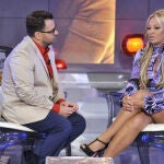 Belén Esteban en una de sus visitas a ‘Sálvame deluxe’
