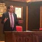 Juan José Lucas, durante la conferencia