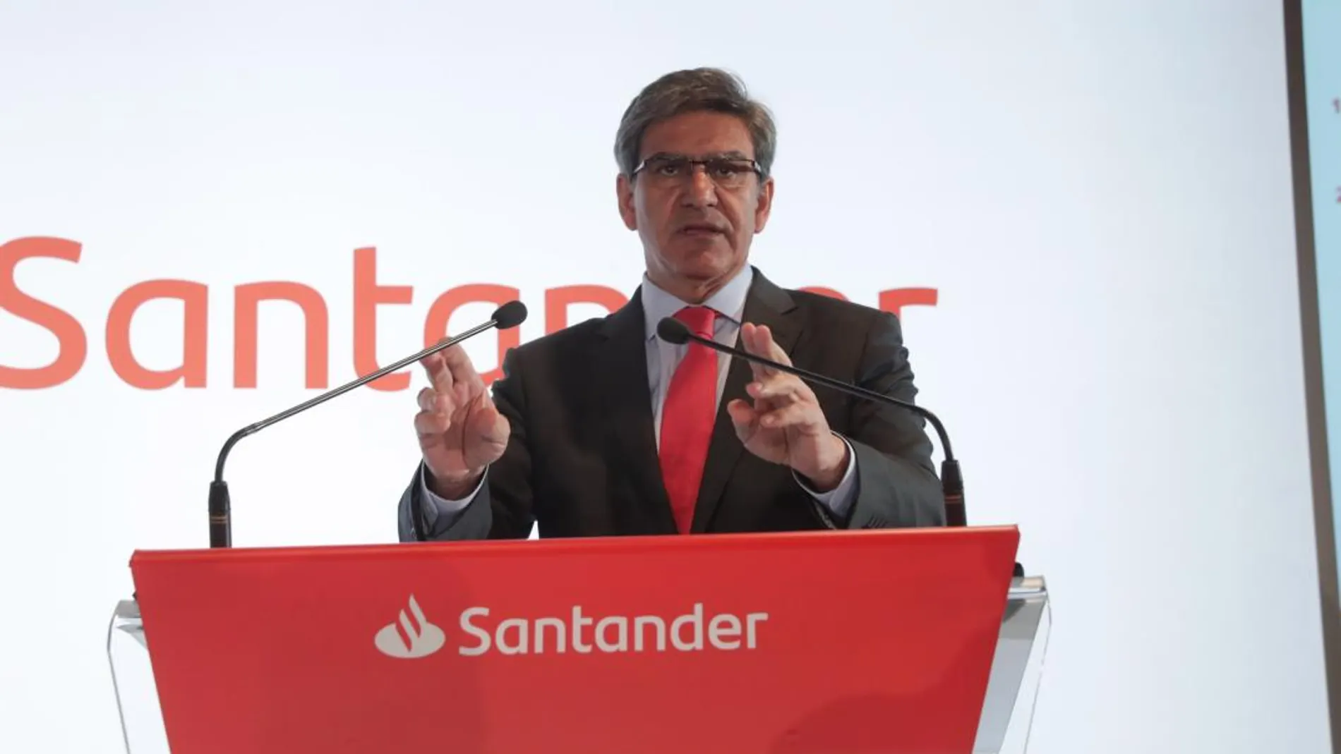 El consejero delegado del Banco Santander, José Antonio Álvarez