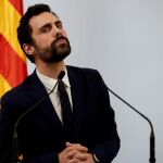 El presidente del Parlament, Roger Torrent (ERC)