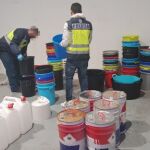 Imagen del laboratorio desmantelado en País Vasco