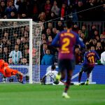 Dembélé marca ante el Tottenham / Foto: Reuters