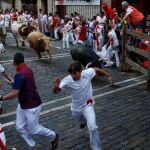 Los toros de Cebada gago han protagonizado un difícil encierro