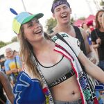 La presencia de turistas británicos en el FIB es tan habitual como la de los asistentes españoles