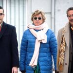Pilar Barreiro, acompañada de sus abogados a su llegada a principios de año a la sede del Tribunal Supremo.
