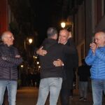 Ignacio Echarte Urbieta en un momento de su recibimiento en Azpeitia
