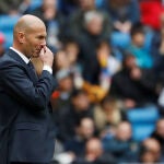Zidane, durante un partido