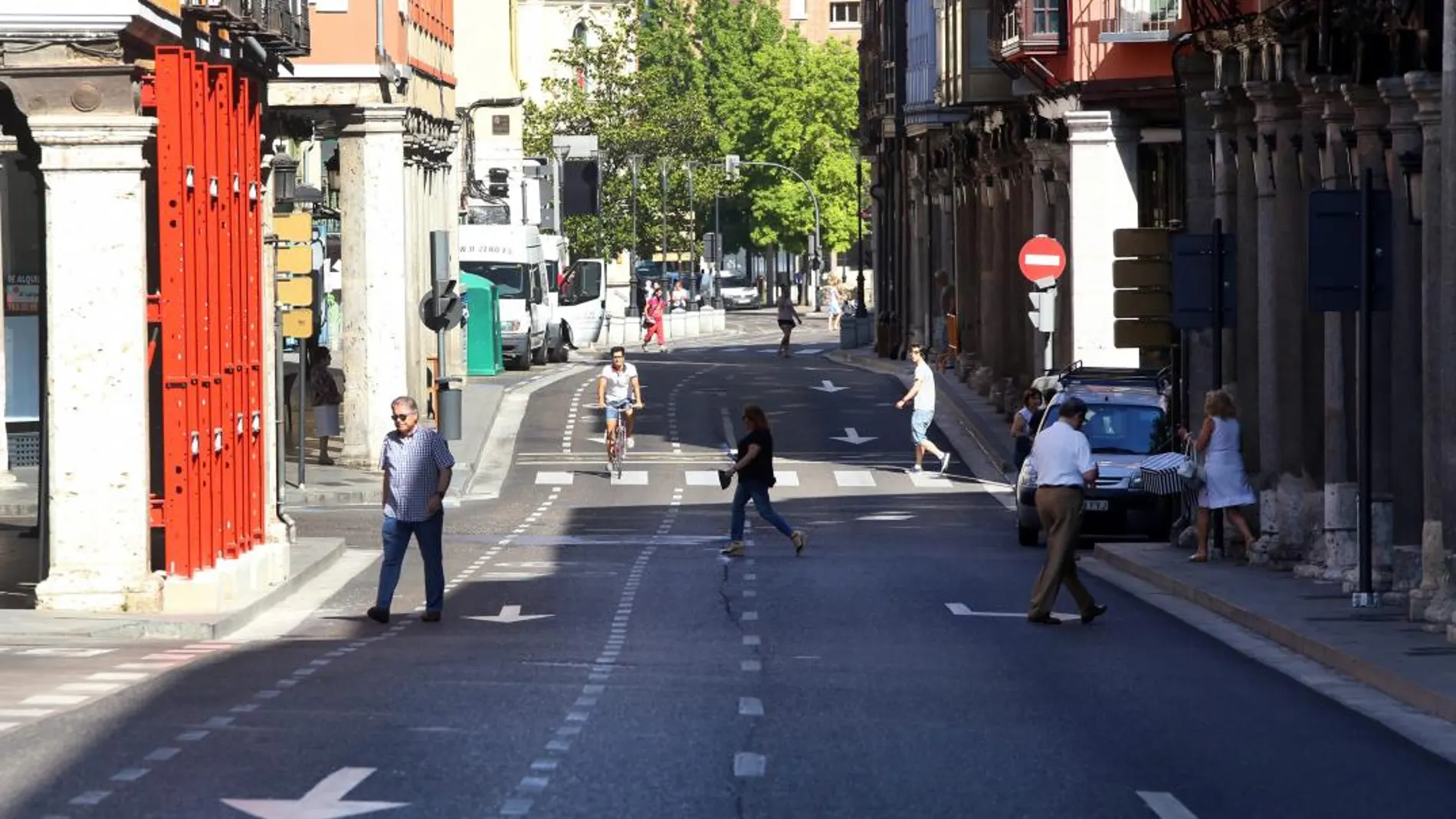 Calles del centro de Valladolid