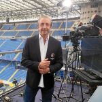 Josep Pedrerol durante una de sus emisiones de «Champions Total» (Mega)