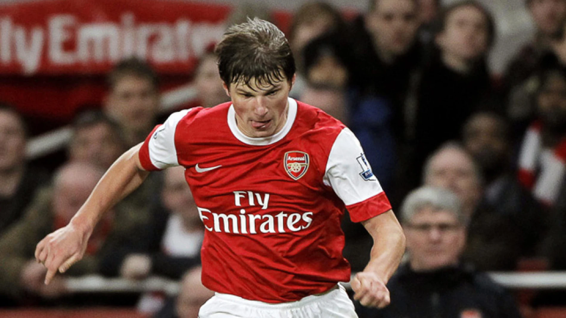 Andrei Arshavin cuando militaba en el Ársenal.