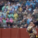 El diestro Jose María Manzanares, durante la feria de Abril de Sevilla.