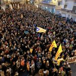Imagen del acto de ayer promovido por la ANC y Òminum Cultural
