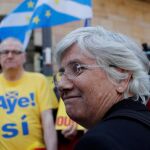 La exconsellera catalana Clara Ponsatí, a la salida del tribunal de Edimburgo /Reuters