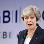 La primera ministra británica, Theresa May,