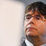Carles Puigdemont durante una conferencia de Prensa en Bruselas/Foto: Ap