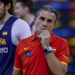 Sergio Scariolo, en un entrenamiento esta semana en Guadalajara