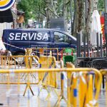 Los servicios funerarios en el lugar del accidente/Foto: J. Fdez.-Largo
