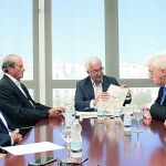 Jiménez Barrios se reunió con el presidente del Consejo de Cámaras de Comercio y responsables de la Autoridad Portuaria.