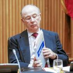 Rato, en la Comisión de Investigación de la crisis financiera, en enero