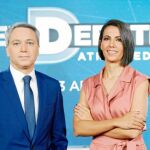 Vicente Vallés y Ana Pastor durante la presentación del debate de Atresmedia TV. Foto: Jesús G. Feria