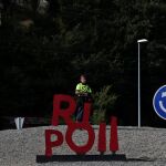 Un agente de los Mossos en Ripoll