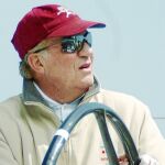Don Juan Carlos, quien desde 2009, llevaba sin competir en la Copa del Rey en Mallorca por sus operaciones / Efe