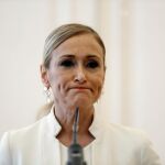 La expresidenta de la Comunidad de Madrid, Cristina Cifuentes