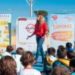 Charlas en colegios contra el acoso escolar donde trabajan con el deporte como una herramienta más para plantar cara a este problema