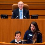 Un instante del debate en el hemiciclo