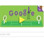 Doodle de Google dedicado a Wimbledon