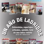 Portada del especial aniversario de la revista LADRIDOS