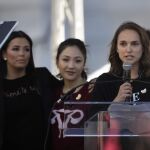 Natalia Portman en la Marcha de las mujeres